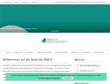Tablet Screenshot of dgcs.de